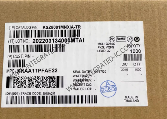 KSZ8081MNXIA Integrierter Schaltkreis-Chip, physikalische Schicht, Transceiver-IC, Oberflächenmontage