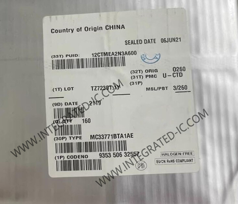 MC33771BTA1AE Integrierter Schaltkreislauf-Chip 14-Kanal-Lithium-Ionen-Batteriezellen-Controller IC