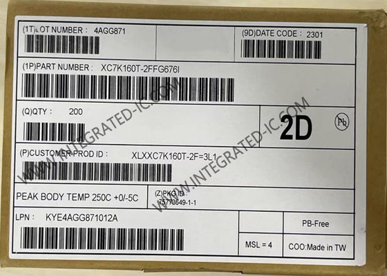 XC7K160T-2FFG676I 12,5 Gb Field-Programmable-Gate-Array-IC Oberflächenmontage