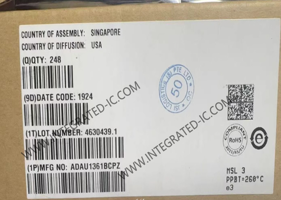 ADAU1361BCPZ Integrierter Schaltkreis-Chip Stereo Niedrigleistung 96 kHz 24-Bit Audio Codec mit integriertem PLL