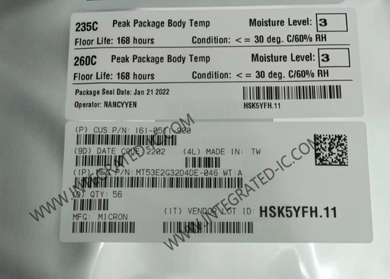 Speicher-IC-Chip MT53E2G32D4DE-046 WT:A 64Gbit Parallel 2,133 GHz 3,5 ns Speicher