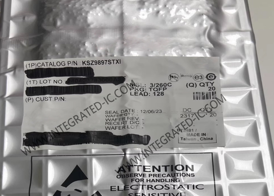 KSZ9897STXI Ethernet IC 750mA 7-Port GigE verwaltete Ethernet-Switches TQFP128