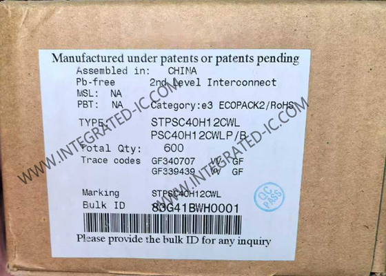 STPSC40H12CWL Integrierter Schaltkreis Chip Dioden-Array 1 Paar Gemeinsame Kathode Siliziumkarbid Schottky