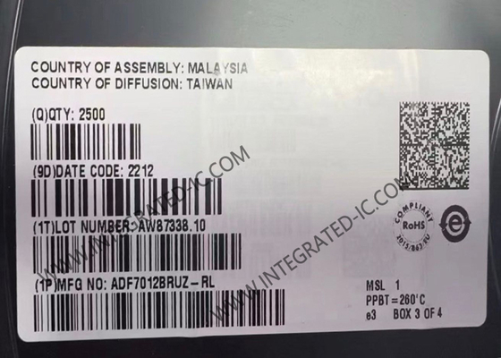 ADF7012BRUZ Wireless Communication Module Multichannel ISM Band FSK/GFSK/OOK/GOOK/ASK Sender