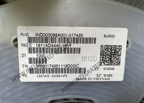 1267AY-220M=P3 Integrierter Schaltkreis Chip Drahtgewickelte Ferrit-Induktivität 2,3A Feste Induktivitäten