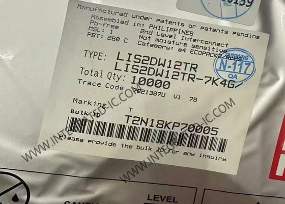 LIS2DW12TR Sensor-IC Hochleistungs-Ultra-Low-Power 3-Achsen-Beschleunigungsmesser LGA-12