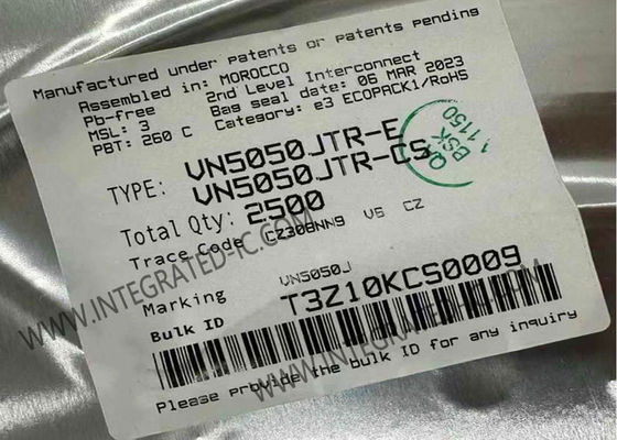 VN5050JTR Einzelkanal-High-Side-Treiber-IC-Chip mit 2 A Ausgangsstrom und 4,5 V bis 36 V Versorgungsspannung für Automobilanwendungen