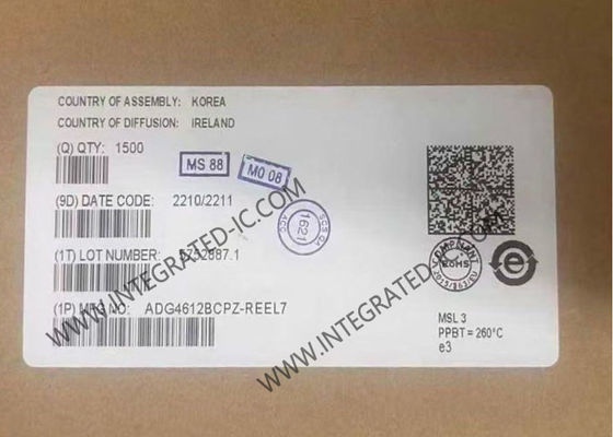 ADG4612BCPZ Integrierter Schaltkreislauf Chip mit 50mOhm Auf Widerstand 4 Kanal Quad SPST Schalter und 6,1 Ohm Max Auf Widerstand