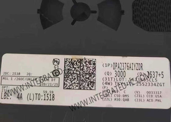 OPA2376AIYZDR Präzisions-Operationsverstärker mit 5,5 MHz Verstärkungs-Bandbreite, 2 V/µs Anstiegsrate und 5 µV Eingangs-Offsetspannung