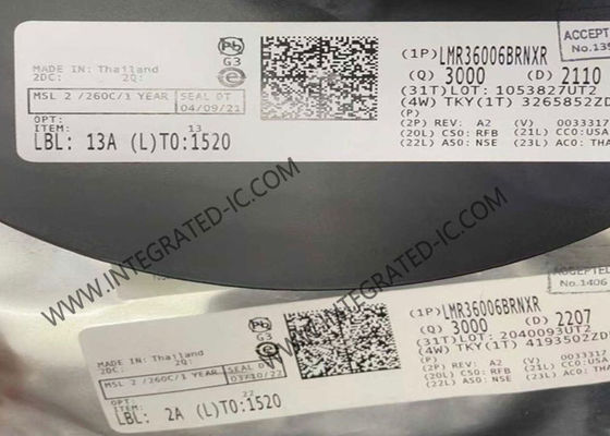 LMR36006BRNXR Integrierter Schaltkreis-Chip, synchrone Abwärtswandler mit 0,6 A Ausgangsstrom, 1 MHz Schaltfrequenz und 4,2 V bis 60 V Eingangsspannung
