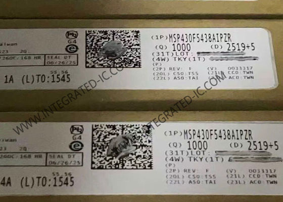 MSP430F5438AIPZR Mikrocontroller MCU Hochleistungs-16-Bit 25MHz Mikrocontroller