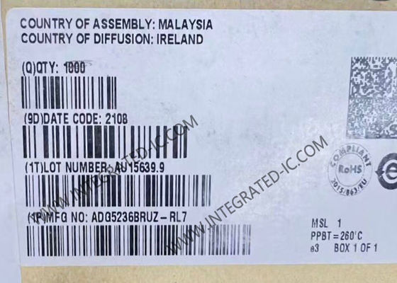 ADG5236BRUZ Integrierter Schaltkreis IC-Chip mit 2-Kanal-Dual-SPDT-Schaltern, 200 Ohm Einschaltwiderstand und 9V bis 40V Versorgungsspannung