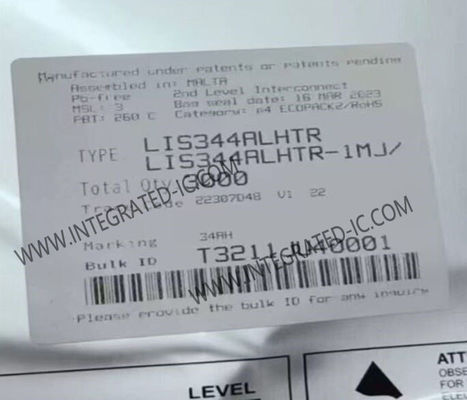 LIS344ALHTR Low-Power 3-Achsen Linearer Kapazitiver Beschleunigungssensor IC mit Analogausgang