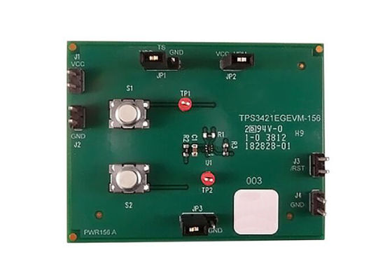 TPS3421EGEVM-156 Embedded Solutions Dual Channel Push Button Reset Timer Evaluation Module