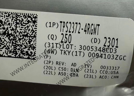 TPS2372-4RGWT Integrierter Schaltkreis-Chip Hochleistungs-PoE-PD-Schnittstelle mit automatischem MPS und Autoclass