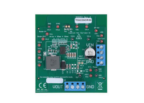 TPS543C20AEVM-054 Eingebettete Lösungen 40A Synchroner SWIFT Buck Converter Bewertungsausschuss