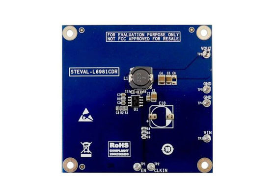 STEVAL-L6981CDR Embedded Solutions L6981CDR Synchron Step Down Regulator Evaluation Board (Evaluierungsgremium für eingebettete Lösungen)