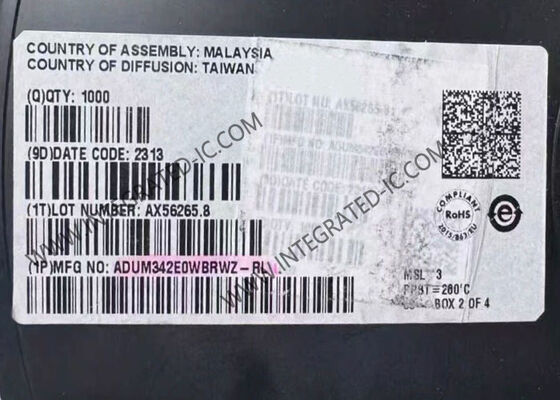 Integrierter Schaltkreislauf-Chip ADUM342E0WBRWZ 5700Vrms Vierkanal-digitale Isolatoren