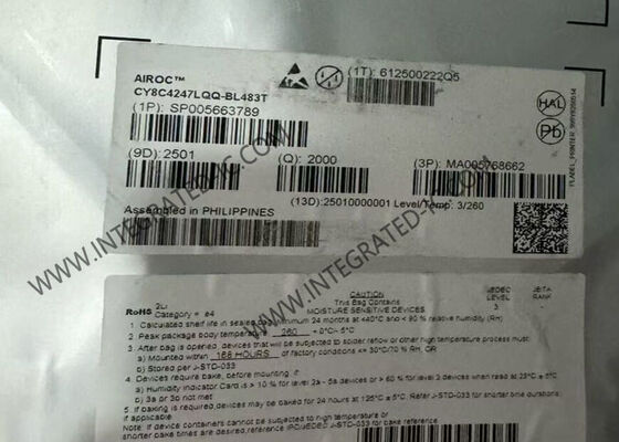 CY8C4247LQQ-BL483T 48MHz PSoC 4 Mikrocontroller MCU mit 128 kByte Flash und 36 I/O-Pins AIROC BLE