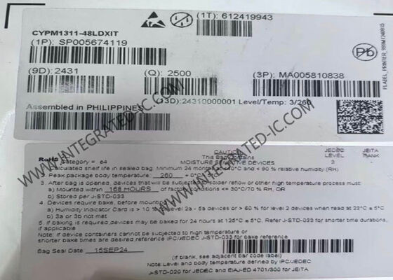 CYPM1311-48LDXIT High-Voltage USB-C Power Delivery Microcontroller MCU with 48 MHz and 256 kB Flash Memory