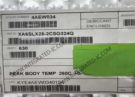 Feldprogrammierbare programmierbare Logik IC der Gatteranordnungs-XA6SLX25-2CSG324Q 1080MHz