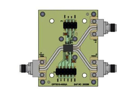 QPF5005EVB1 Embedded Solutions QPF5005 X-Band Front-End-Modul Evaluierungskarte