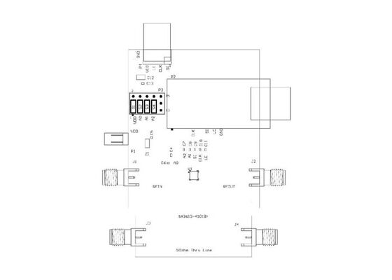 RFSA3613PCK-410 Eingebettete Lösungen RFSA3613 Digital Step Attenuator Evaluation Board