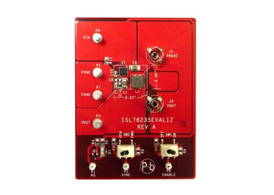 ISL78233EVAL2Z Eingebettete Lösungen ISL78233 Automotive Synchron Buck Regulator Evaluation Board