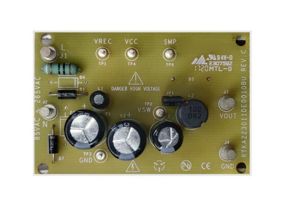 RTKA223011DE0010BU Eingebettete Lösungen RAA223011 Ausschuss für die Bewertung von Hochspannungs-Buck-Wandlern