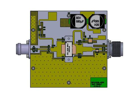 QPD1028EVB7 Eingebettete Lösungen 750W 65V GaN RF Eingangsgleichgestellte Transistor-Evaluierung