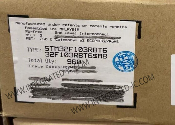 STM32F103RBT6 Mikrocontroller MCU 32-Bit ARM Cortex-M3 MCU mit 72 MHz und 128 KB Flash-Speicher