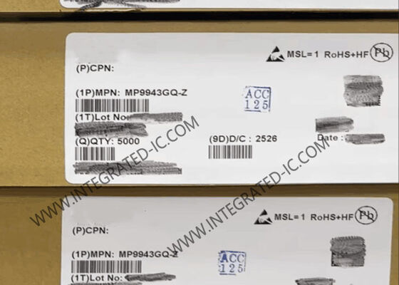 MP9943GQ-Z Integrierter Schaltkreis-Chip Hohe Effizienz 3A 36V Synchroner Abwärtswandler mit Power Good