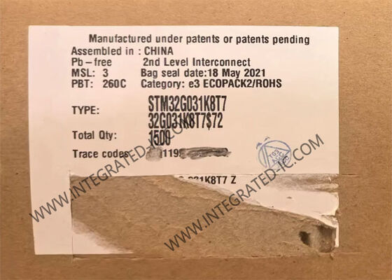 STM32G031K8T7 Mikrocontroller MCU 64MHz Hochleistungs-MCUs 32-Bit-Mikrocontroller IC LQFP-32