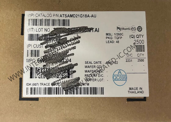 ATSAMD21G18A-AU Mikrocontroller MCU 48MHz Hochleistungs-32-Bit mit 256 kB Flash und 32 kB SRAM