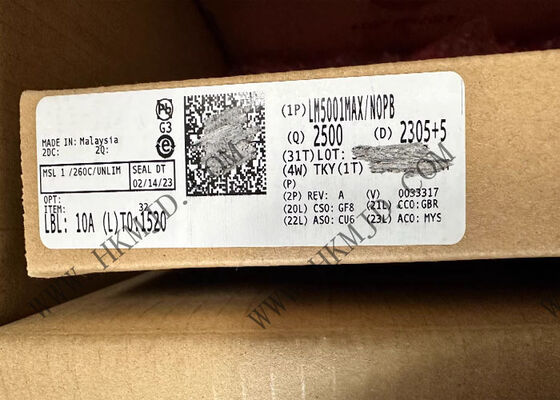 LM5001MAX Integrierter Schaltkreislauf Chip 1A Hochspannungsschalter-Modus-Regulator IC mit Schaltfrequenz von 50 kHz bis 1,5 MHz