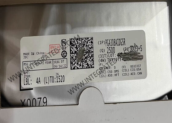 PGA308AIDGSR Sensor IC Einzelzufuhr Auto-Null programmierbarer Verstärker mit digitaler Kalibrierung