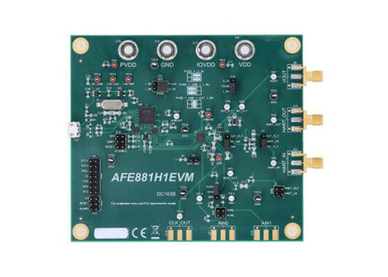 AFE881H1EVM eingebettete Lösungen AFE881H1 16-Bit-Analog-Front-End-Evaluierungsmodul