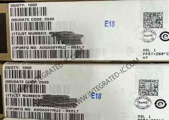 ADG659YRUZ 4-Kanal Low-Voltage CMOS Analog Multiplexer IC Chip mit 75 Ohm Einschaltwiderstand