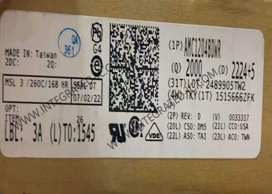 AMC1204BDWR 20MHz Isolierter Delta-Sigma-Modulator-Integrierter Schaltkreislauf-Chip mit 1200 VPEAK und 15 kV/μs Übergangs-Immunität im SOIC16-Paket