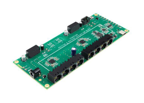 EV42P34A Eingebettete Lösungen PD77728 PoE Manager und PD77020 PoE Controller Evaluation Board