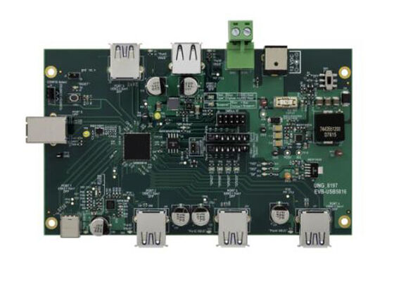 EVB-USB5816 Embedded Solutions USB5816 USB3.2 SmartHub Evaluation Board