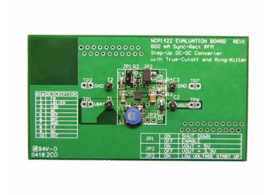 NCP1422GEVB Eingebettete Lösungen 1V bis 5V Nicht-isolierter Ausgang DC/DC Step Up Evaluation Board