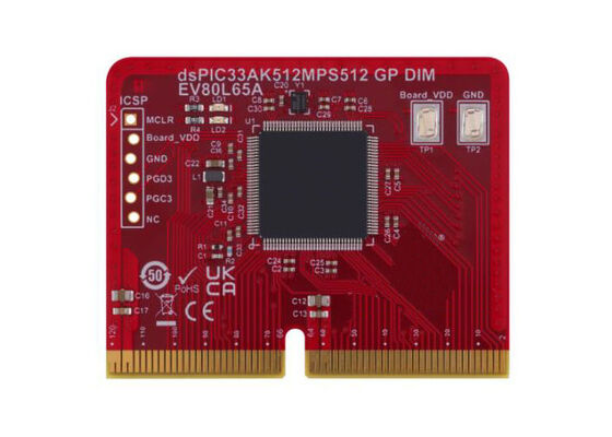 EV80L65A Embedded Solutions DSPIC33AK512MPS512 General Purpose Dual In-Line Modul