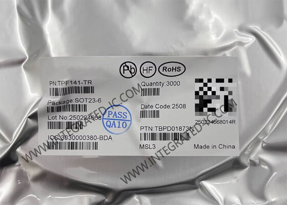 TPF141-TR Integrierter Schaltkreislauf-Chip Full-HD 1080p Videofilter-Treiber mit Butterworth-Filter der 6. Ordnung und niedrigem Stromverbrauch 11,5 mA