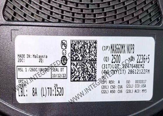 MAX660MX Integrierter Schaltkreislauf Chip CMOS Ladungs-Pumpen Spannungswandler mit 100mA Ausgangsstrom 1,5 V bis 5,5 V Ausgangsspannung und 10 kHz bis 80 kHz Schaltfrequenz