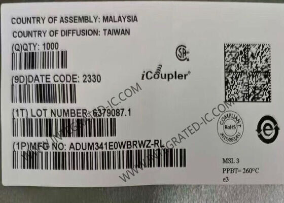 ADUM341E0WBRWZ 4-Kanal-Automobil-Digitalisolator-IC mit 5700 Vrms Isolation