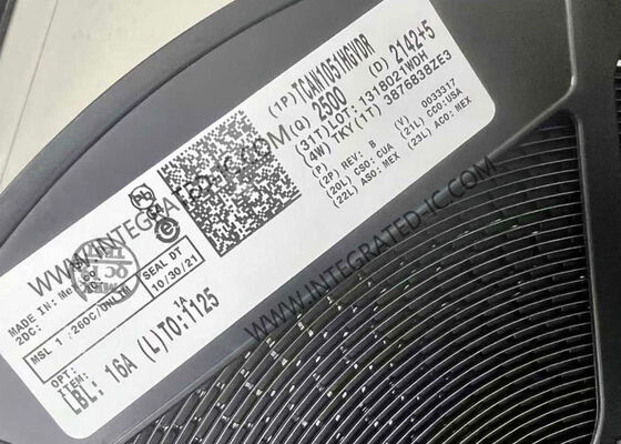 TCAN1051HGVDR Integrierter Schaltkreis-Chip 5Mbit/s, fehlerschutzfähiger CAN-Transceiver mit 16 kV ESD-Schutz SOIC8