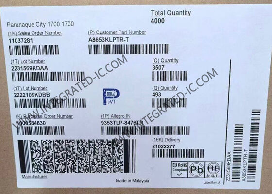 A8653KLPTR-T Integrierter Schaltkreis Chip Synchron Buck Regulator mit 4V bis 36V Eingangsbereich und Fernlastregelung für USB-Leistungsanlagen für Automobile