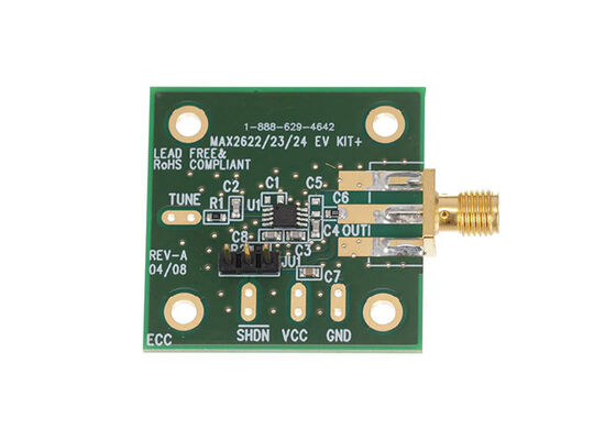 MAX2622EVKIT Embedded Solutions 855MHz bis 881MHz Spannungsgesteuerter Oszillator Evaluierungskarte