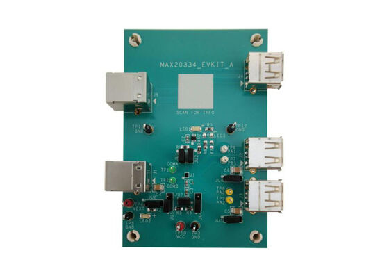 MAX20334EVKIT Eingebettete Lösungen MAX20334 Dual SPDT Analog Switch Evaluation Board